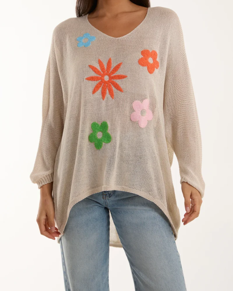 DAISY CROCHET JUMPER